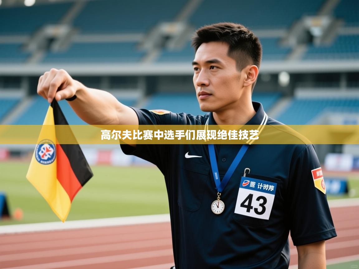 高尔夫比赛中选手们展现绝佳技艺